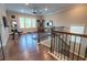 Bright exercise room with hardwood floors, ceiling fan, and ample natural light at 1867 Sterling Chase, Buford, GA 30518