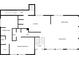 Detailed floor plan illustrating the primary bedroom, kitchen, dining area, and living room layout on the second floor at 481 Patillo Rd, Stockbridge, GA 30281