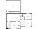 Detailed floor plan of the ground floor including garage, recreation room, two bedrooms and laundry at 481 Patillo Rd, Stockbridge, GA 30281