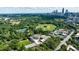 Aerial view of Piedmont Park with a cityscape backdrop at 432 Ansley Walk Ne Ter, Atlanta, GA 30309