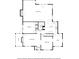 Detailed floor plan showcasing the layout of the main level with living room, kitchen, and bedrooms at 4000 N Stratford Ne Rd, Atlanta, GA 30342