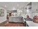 Bright open kitchen with stainless steel appliances, stylish countertops and subway tile backsplash at 4000 N Stratford Ne Rd, Atlanta, GA 30342