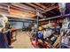 Unfinished basement offering ample storage or potential for customization with exposed ceiling and concrete floors at 4183 Oak Crest Dr, Tucker, GA 30084