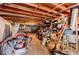 Unfinished basement providing ample storage space and potential for customization at 4183 Oak Crest Dr, Tucker, GA 30084