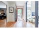 Bright foyer with hardwood floors, high ceilings, and a view to the front yard at 4183 Oak Crest Dr, Tucker, GA 30084