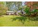 Charming home with a well-manicured lawn, stone chimney, and beautiful landscaping at 4183 Oak Crest Dr, Tucker, GA 30084