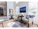 Cozy sitting area with hardwood floors, natural light, and comfortable seating at 4183 Oak Crest Dr, Tucker, GA 30084