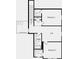 Upstairs floor plan featuring two bedrooms, a bathroom, and a loft area at 1763 Fawlocke Run, Loganville, GA 30052