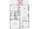 Open-concept first floor plan featuring primary suite, kitchen, dining, and flex rooms at 1763 Fawlocke Run, Loganville, GA 30052