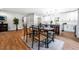 Cozy dining area that flows seamlessly into a modern kitchen, featuring stylish decor and plenty of natural light at 5747 S Gordon Rd, Austell, GA 30168