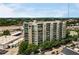 An exterior building shot with nice views and many windows and balconies at 1100 Howell Mill Nw Rd # 711, Atlanta, GA 30318