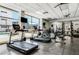 A fitness center featuring treadmills and strength training equipment for residents at 1100 Howell Mill Nw Rd # 711, Atlanta, GA 30318