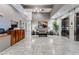 Lobby area featuring modern tile flooring, contemporary furniture, and elevator access for residents and guests at 1100 Howell Mill Nw Rd # 711, Atlanta, GA 30318