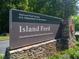 Island Ford entrance sign to the Chattahoochee River National Recreation Area at 303 Gettysburg Pl, Atlanta, GA 30350