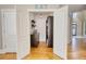 Walk-in pantry with custom shelving and stylish decor accents in an organized space at 4777 Ardmore Ln, Hoschton, GA 30548