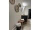 Modern bathroom with decorative elements, modern vanity, and luxury towels at 541 Earlvine Nw Way, Kennesaw, GA 30152