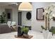 Open living area with a view from the kitchen and contemporary decor at 541 Earlvine Nw Way, Kennesaw, GA 30152