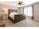 Bedroom featuring neutral colors, carpet, and a ceiling fan at 622 Goldpoint Trce, Woodstock, GA 30189