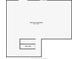 Floor plan of the unfinished basement, showing a large open area and stairs leading up to the main level at 139 Stargaze Rdg, Canton, GA 30114