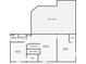 Upstairs floor plan featuring a large living area, bedrooms, and bathrooms, with stairs leading down to other levels at 139 Stargaze Rdg, Canton, GA 30114