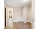 This bedroom offers wood-look floors and convenient access to an adjacent bathroom at 165 Holly Nw Rd, Atlanta, GA 30314