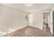 Comfortable bedroom with wood floors and closet space at 165 Holly Nw Rd, Atlanta, GA 30314