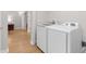 Laundry area with new Samsung washer and dryer at 1665 Millhouse Lndg, Marietta, GA 30066