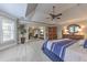 Large main bedroom with sitting area featuring trey ceilings and neutral walls at 1956 Grace Arbor Ne Ct, Atlanta, GA 30329