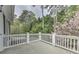 View from porch showcasing the beautiful surroundings of lush trees and foliage at 1956 Grace Arbor Ne Ct, Atlanta, GA 30329