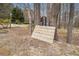 Hand painted sign on the property near the house at 3341 Camelot Way, Loganville, GA 30052