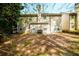 Backyard patio and bench at 742 Hope Hollow Ln, Loganville, GA 30052