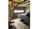 Garage with wooden door at 6957 Mason Creek Rd, Douglasville, GA 30135