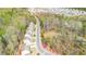 Wide aerial view of the community and surrounding area, showcasing the home's location and neighborhood at 121 Shoals Bridge Rd, Acworth, GA 30102
