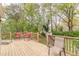 Spacious wooden deck with chairs, overlooking a lush green yard, ideal for outdoor enjoyment at 2460 Constance St, East Point, GA 30344