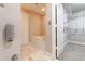 This bathroom includes access to the soaking tub and a spacious walk-in closet at 2626 Peachtree Nw Rd # 412, Atlanta, GA 30305