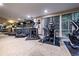 The community fitness center includes several treadmills, ellipticals, and free weights at 2626 Peachtree Nw Rd # 412, Atlanta, GA 30305