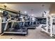 The community fitness center includes several treadmills and other workout machines at 2626 Peachtree Nw Rd # 412, Atlanta, GA 30305