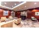 Beautiful lobby with wood accent walls, comfortable seating, and elegant decor at 2626 Peachtree Nw Rd # 412, Atlanta, GA 30305