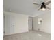 Bedroom with neutral colored walls and carpet with a ceiling fan at 250 Martin Ridge Ct, Roswell, GA 30076