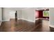 Spacious living room featuring hardwood floors and natural light at 250 Martin Ridge Ct, Roswell, GA 30076