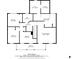 Second floor plan showcasing bedroom layout and Primary suite, laundry and balcony at 3642 Falls Trl, Winston, GA 30187