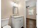 Bathroom featuring a vanity, sink, and view to a bedroom at 1248 Falling Water Se Dr, Smyrna, GA 30080