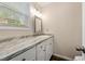 Cozy bathroom features a modern sink vanity with marble countertop, providing comfort and style at 1248 Falling Water Se Dr, Smyrna, GA 30080