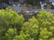 Overhead view of a house highlighting the property's layout and location within the neighborhood at 3455 Buffington Ln, Cumming, GA 30040