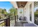 Balcony with outdoor seating and wood floors at 3080 Dickson Ne St, Brookhaven, GA 30319