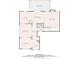 Detailed floor plan showcasing the layout of the main floor, including kitchen, living room, and screened porch at 6675 Flagstone Ct, Cumming, GA 30028