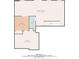 Basement floor plan featuring a spacious recreation room, bedroom, bath, and storage area at 6675 Flagstone Ct, Cumming, GA 30028