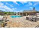 Well-maintained community pool with patio seating, ideal for relaxation and social gatherings at 2940 W Village Dr # 60, Suwanee, GA 30024