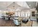 Expansive lounge area featuring a cozy fireplace and sophisticated decor at 2940 W Village Dr # 60, Suwanee, GA 30024