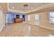 Basement with recessed lighting, wood floors, and a wet bar, perfect for entertaining guests at 1924 Wilkenson Xing, Marietta, GA 30066